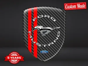 Ford Mustang Parachoques Impresión Carreras Lujo Profesional Estilo